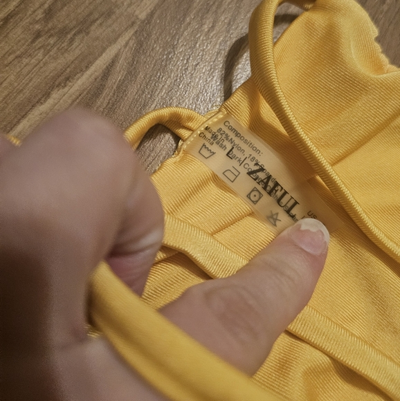 Zaful Vibrant Yellow Bikini Set - Picture 5 of 6